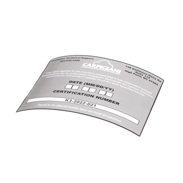 US192-024276 Carpigiani US192-024276 Carpigiani